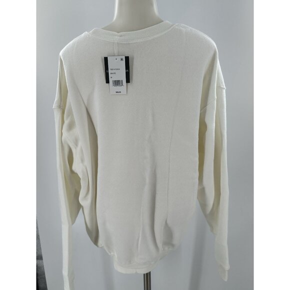 Grayson Threads Women's Ford Mustang Sweatshirt Crew Neck Off White Pink 1965 Lg - Picture 5 of 7